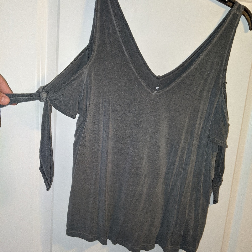 American Eagle Soft and Sexy cold shoulder top